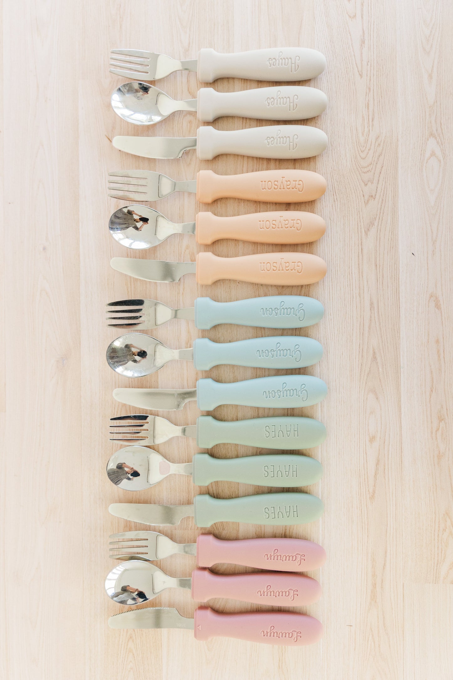 Personalized Toddler Utensils (set of 3)