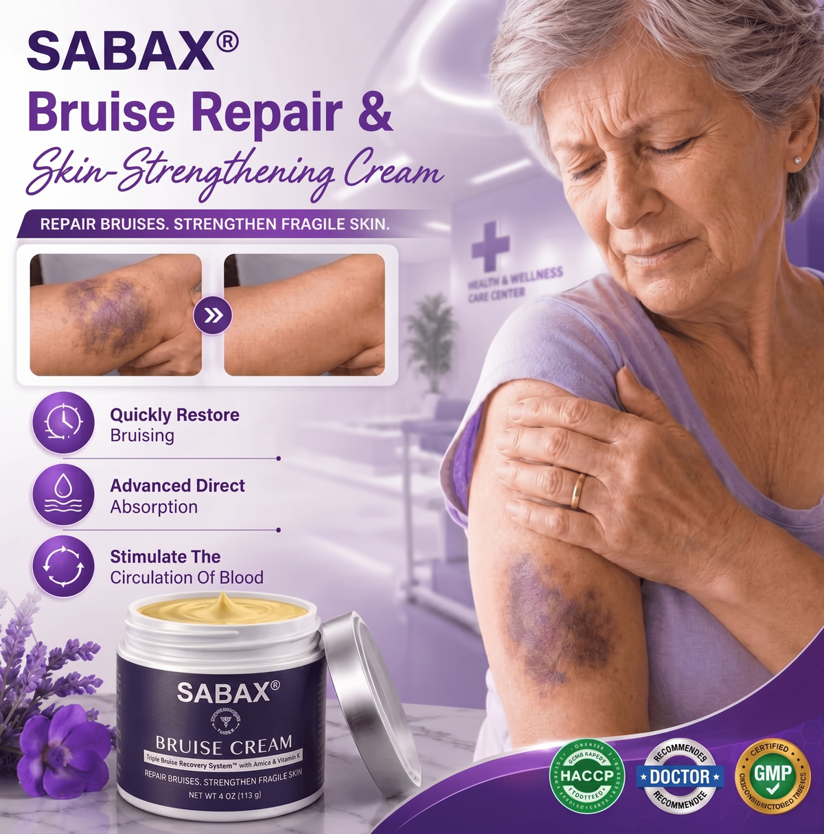 💥120K+ SOLD🔍 - SABAX® Bruise Repair & Skin-Strengthening Cream